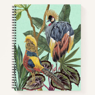Birds in Paradise - Large Birds Notebook