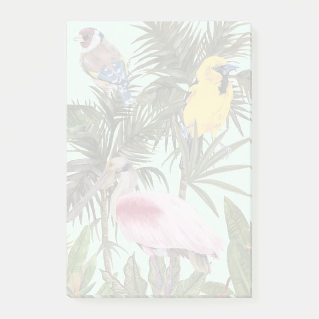 Birds in Paradise Post-it Notes (Front)