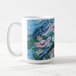 Birds in the Backyard Cute Coffee Mug