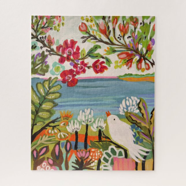 Birds in the Garden Jigsaw Puzzle (Vertical)