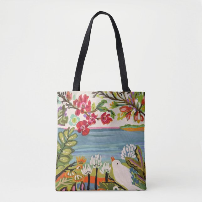 Birds in the Garden Tote Bag (Front)