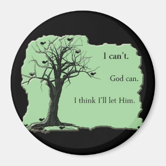 Birds in Tree - Mint Green - Magnet