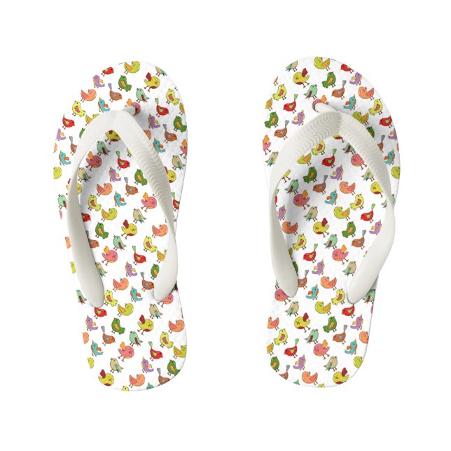 Birds Kid's Thongs (Footbed)