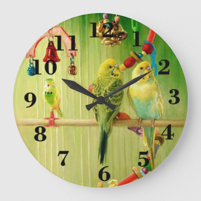 Birds Large Clock (Front)