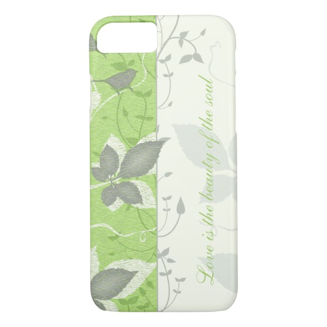 Birds Leaves Inspirational iPhone 6 case (Back)
