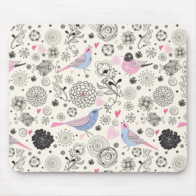 Birds Mouse Pad (Front)