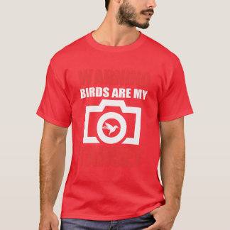 Birds myarget Wildlife Photographer Gift retro T-Shirt