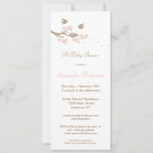 Birds Nest Baby Shower Invitation