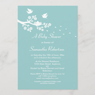 Birds Nest Baby Shower Invitation