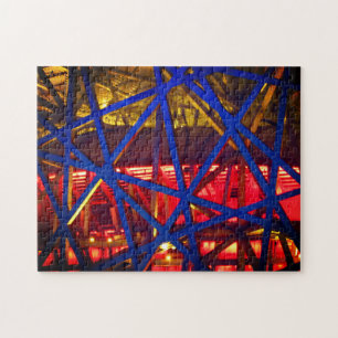 birds nest beijing detail jigsaw puzzle