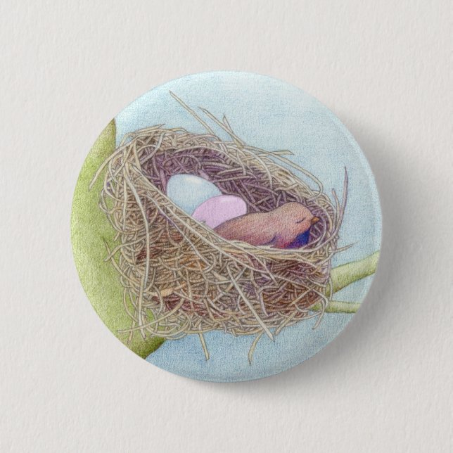 Birds Nest Button (Front)