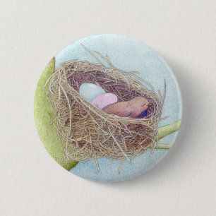 Birds Nest Button