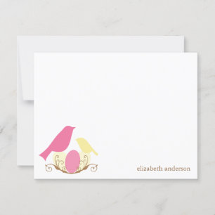 Birds Nest Flat Thank You Cards
