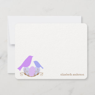 Birds Nest Flat Thank You Cards