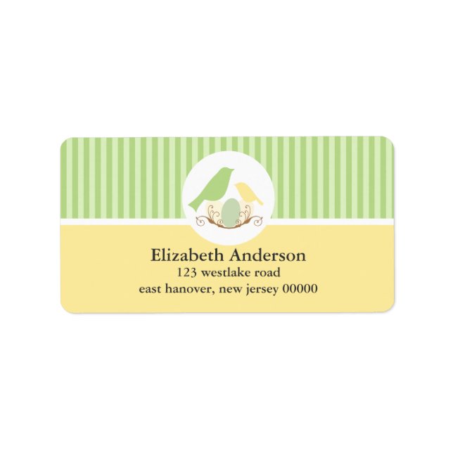 Birds Nest Label (Front)