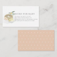 Bird's Nest Pink Girl Baby Shower Book Request