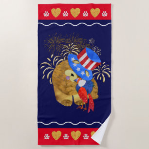 BIRDS OF A FEATHER -BEACH TOWEL