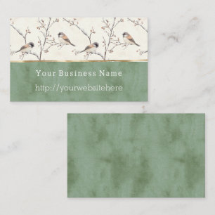 Birds of A Feather Business name website Card