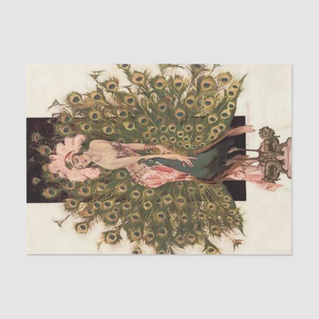 “Birds of a Feather” by FX Leyendecker Tissue Paper (Front)