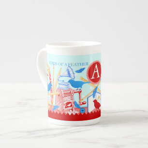 Birds of a Feather Craft Together Bone China Mug