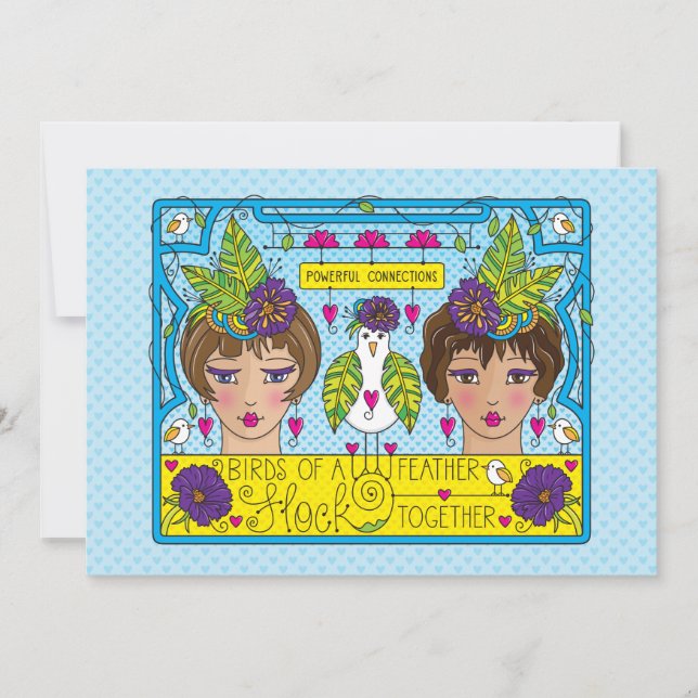 Birds Of A Feather_Flat Card 7"x5" (Front)