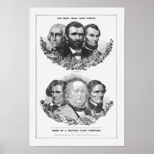 Birds Of A Feather Flock Together - 1872 Poster