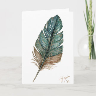 Birds of a Feather Folded Greeting Card