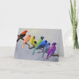 Birds of All Colours Card