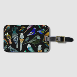 Birds of America- pets and wild birds Luggage Tag