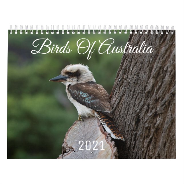 Birds of Australia 2021 Animal Calendar (Cover)