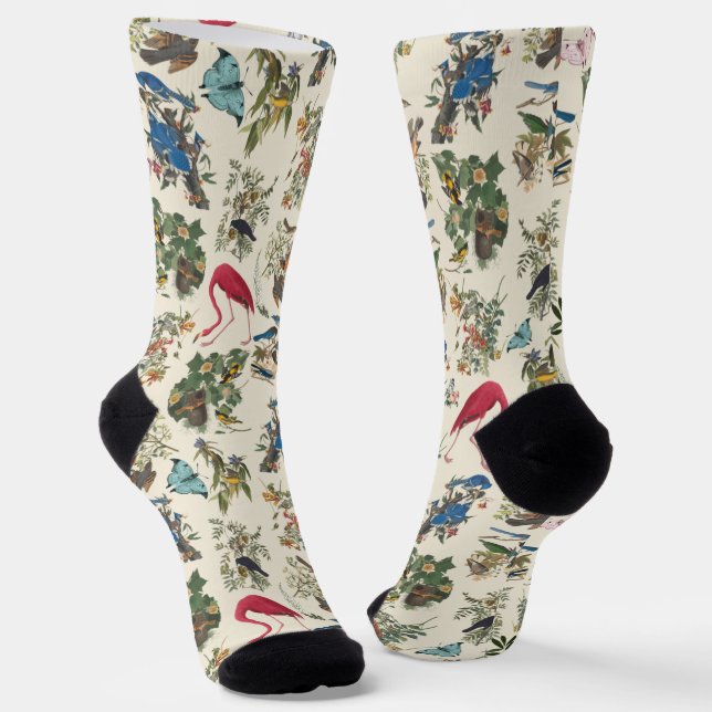 Birds of John James Audubon Socks (Angled)
