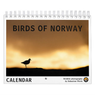 Birds of Norway 2026 Calendar