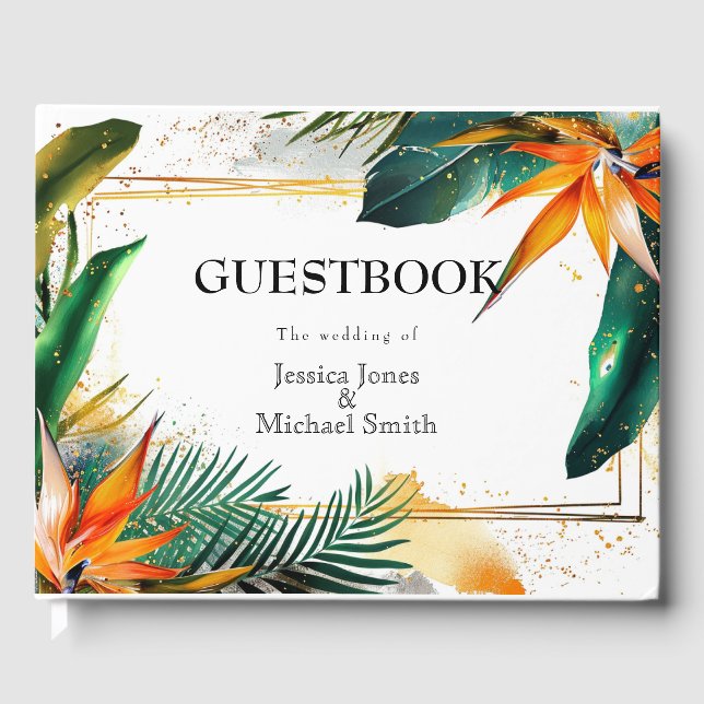 Birds of Paradise Bliss Guest Book (Front)