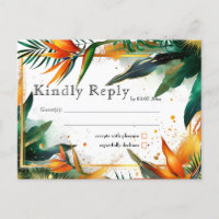 Birds of Paradise Bliss RSVP