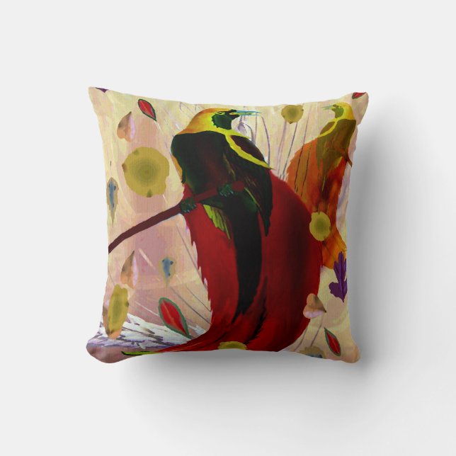 Birds of Paradise Cushion (Front)