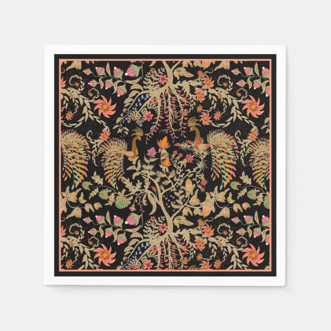 Birds of Paradise Napkin (Front)