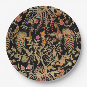 Birds of Paradise Paper Plate