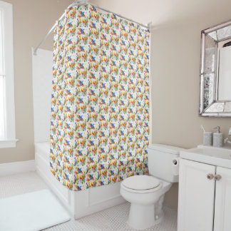 Birds of Paradise Shower Curtain