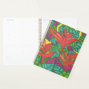 Birds of Paradise Tropical Jungle  Planner