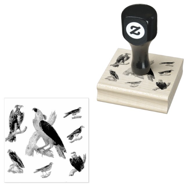 Birds of Prety Mixed Scrapbooking   Rubber Stamp (Stamped)
