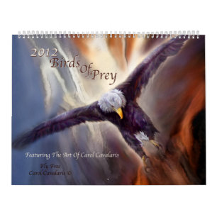 Birds Of Prey Art Calendar 2012