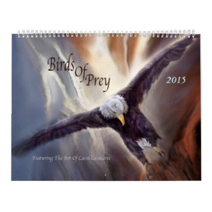 Birds Of Prey Art Calendar 2015