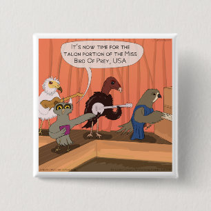 Birds Of Prey Talon Contest 15 Cm Square Badge