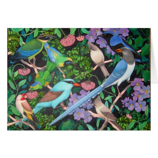 Birds of the Asian Jungles Card