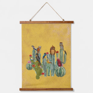 BIRDS OF THE DESERT HANGING TAPESTRY