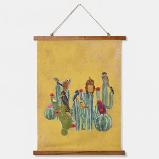 BIRDS OF THE DESERT HANGING TAPESTRY