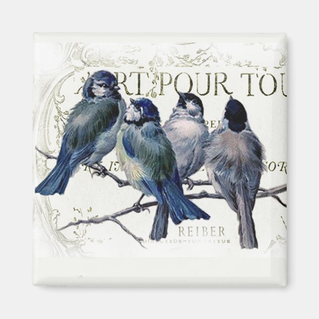 Birds on a Branch Magnet (Front)