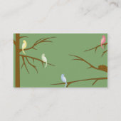 Birds on a Tree - Business Business Card (Back)