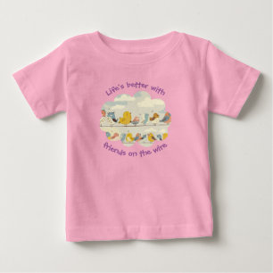 Birds On A Wire Baby T-Shirt