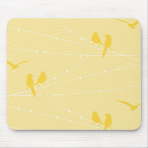 Birds on a Wire Mouse Pad